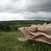 The Wantley Dragon watches over the valley