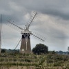 A distant windmill