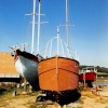 Three boats.