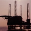 A gas drilling rig I think.