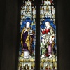 Late 19th Century stained glass in the 13th Century Church in Llansteffan