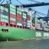At Felixstowe Docks on the River Orwell