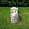 Old Mile Stone at Frostenden