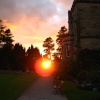 Sunset at Capernwray Hall