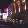 Looking towards Piccadilly at night