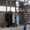 Sentry walking his post