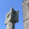 Medieval cross at Lanteglos Church