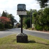 Village Sign, spelling as in 1086