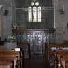The ropes under the bell tower.