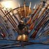 Armour and weapon display at York Castle Museum