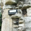 One of the walls of St Mary's Abbey