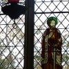 Stained glass window in Mautby Church