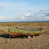 A lone fishing boat