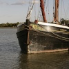 Barges on river Blackwater, Maldon, Essex