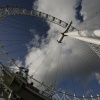 The London Eye at dusk