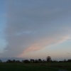 Evening sky over Ramsey Rural Museum