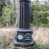 Erected on the roadside to celebrate a birth  in the Bacon Family