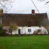 Thatched house by the village green