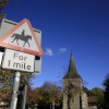 The village centre