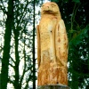 Art work in the woods at Nidd.