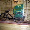 Three wheeled delivery bike at Yesterdays World.