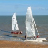 Sailing craft at Holland beach