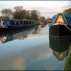 Barge on canal at Gayton