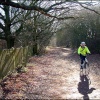 Biker in Wanstead Park