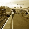 Running for the train at Upminster