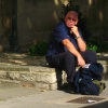 Sat outside Nuffield College