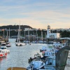 Scarborough harbour and lighthouse