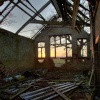 Derelect school at Emley