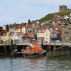Whitby Harbour with the Lifeboat