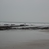 Fisherman and shipwreck
