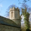 Close-up of the tower
