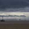Incoming tide at Crosby Beach