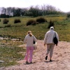 Taking a stroll round Collieford lake.