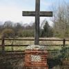A Cross at the end of Church Lane