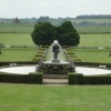 Atlas Fountain seen from a first floor window