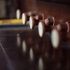 Organ stops, Noke Village Church, Oxfordshire