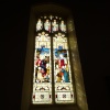 Stained Glass Window in the Church.