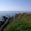 The rocky coast of Hartland.
