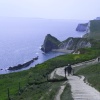 A view of Lulworth Cove