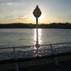 Sunset.