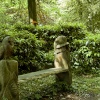 Carved Wooden Bench