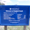 Dunwich Heath Welcome Board