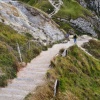 The long walk down to Durdle Door