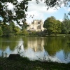 Sherborne Castle across lake