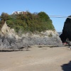 A closer view of the Island House