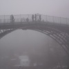 The Ironbridge in fog